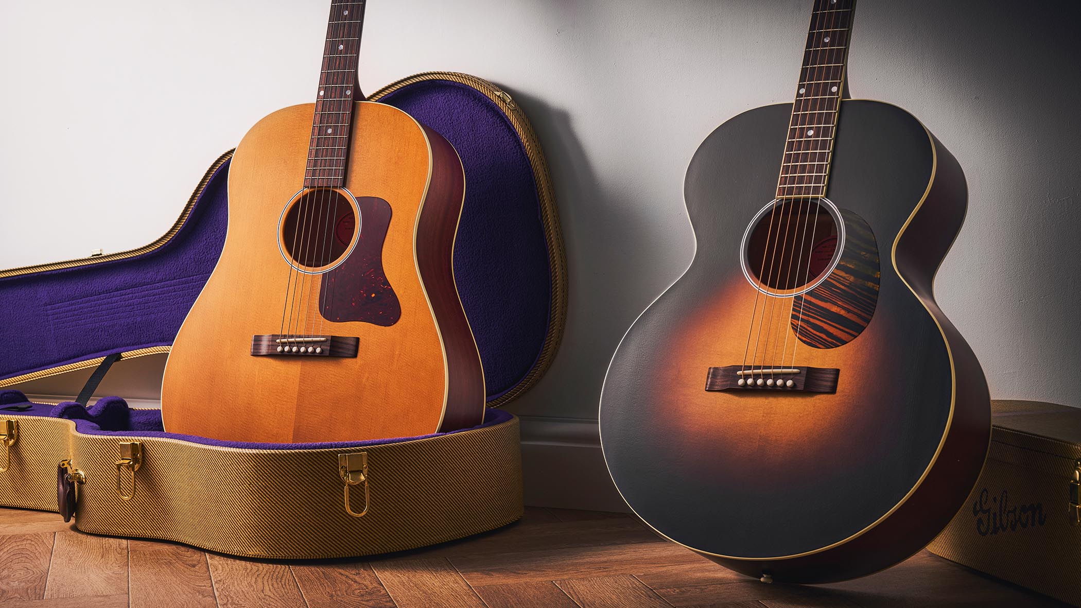 Gibson J-45 and J-185 Century