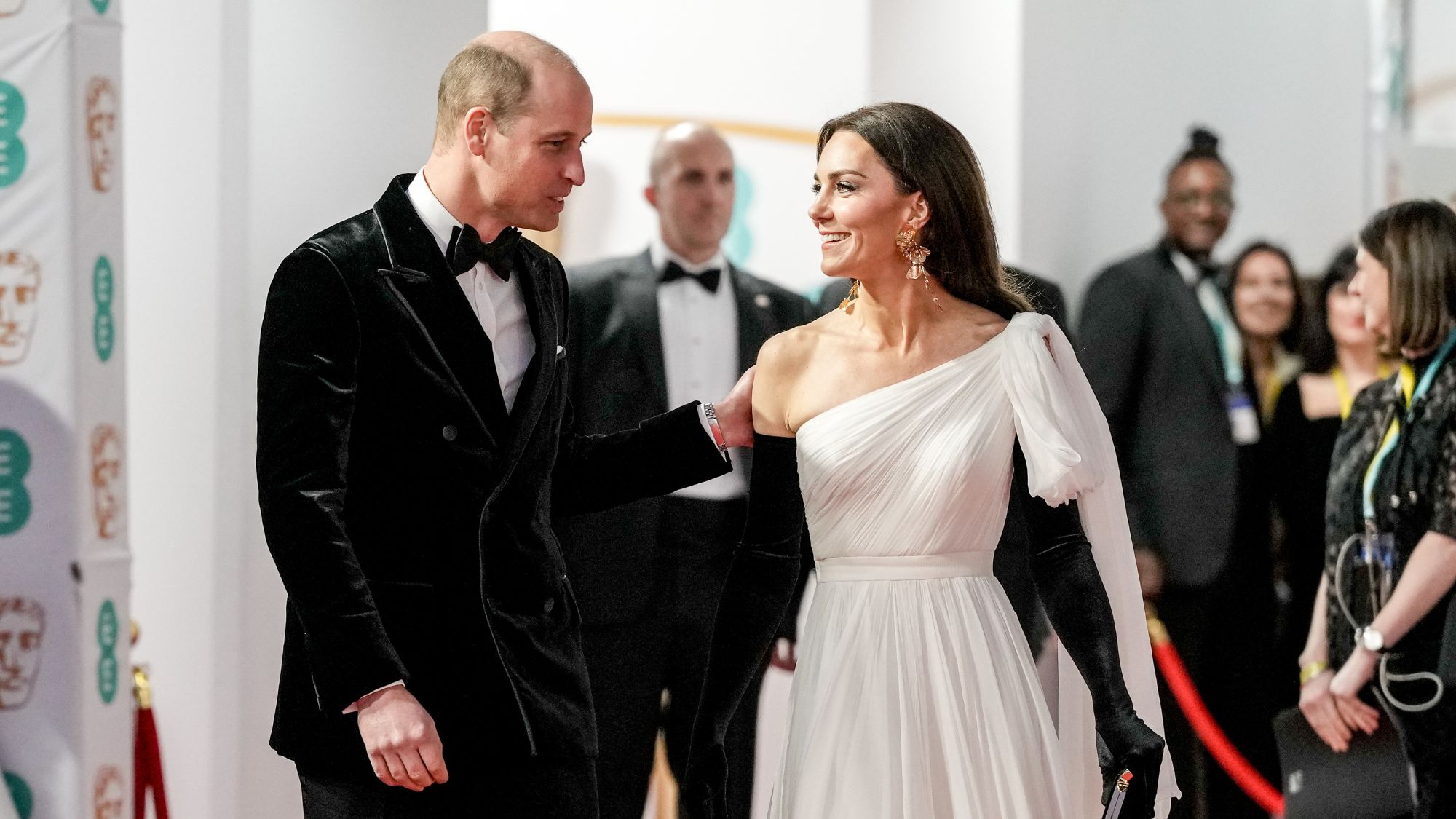 The Prince and Princess of Wales attend the 2023 BAFTA Film Awards
