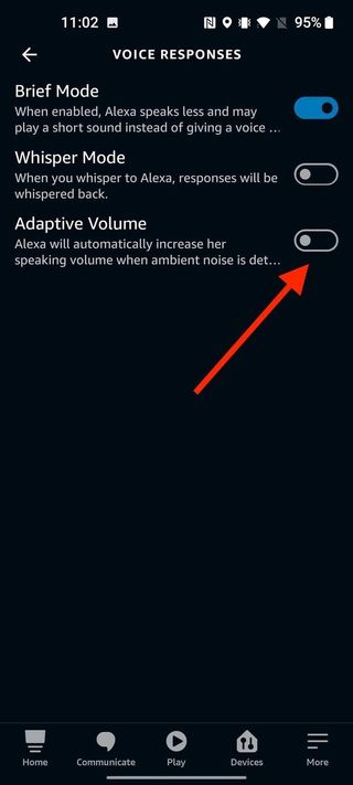 How To Enable Alexa Adaptive Volume 4