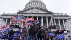 Trump supporters storm the U.S. Capitol building during the Jan. 6, 2021, insurrection attempt