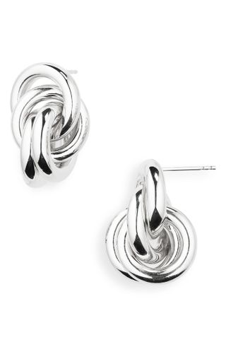 Anting Vera Knotenkrawatte Sterlingsilber