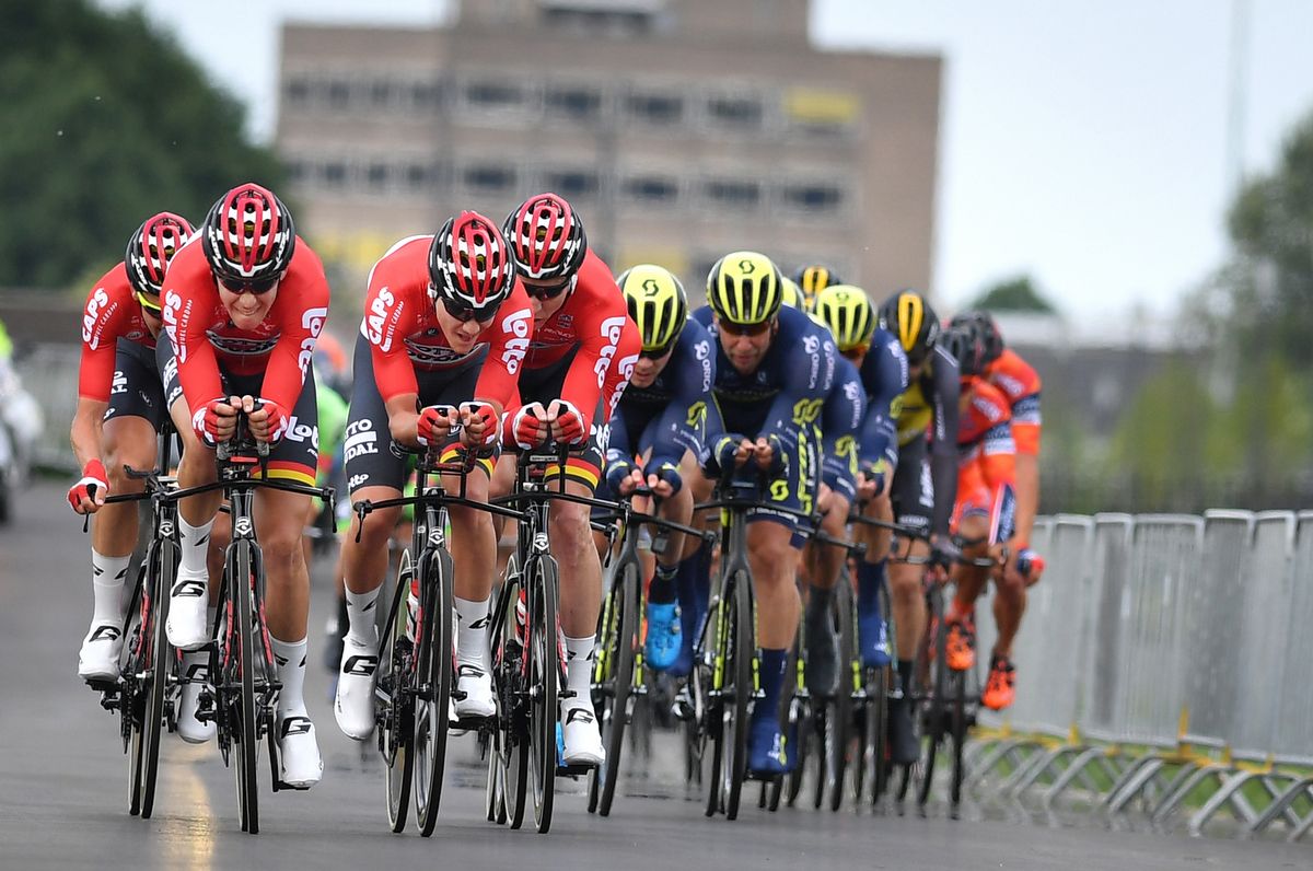 Having overtaken Nippo-Vini Fantini, Orica-Scott close in on Lotto Soudal