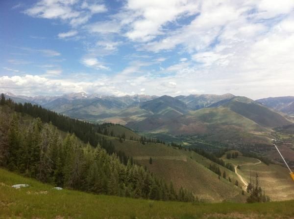 Sun Valley, Idaho offers plenty of beautiful views along the race courses.