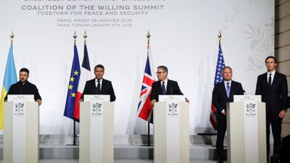 European leaders and U.S. envoys meet in Paris to discuss Ukraine post-war security guarantees