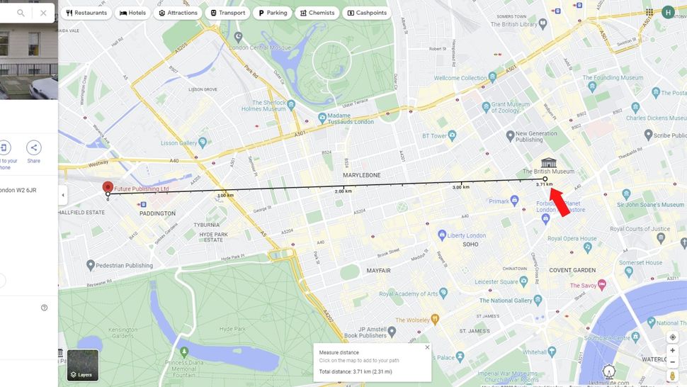 How to measure distance on Google Maps on any device TechRadar