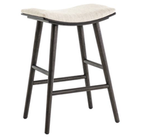 Sheila Modern beige counter stool, Kathy Kuo Home