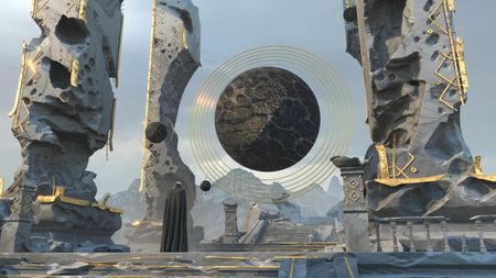 3D artist Andis Reinberg's Summoning render made in Blender