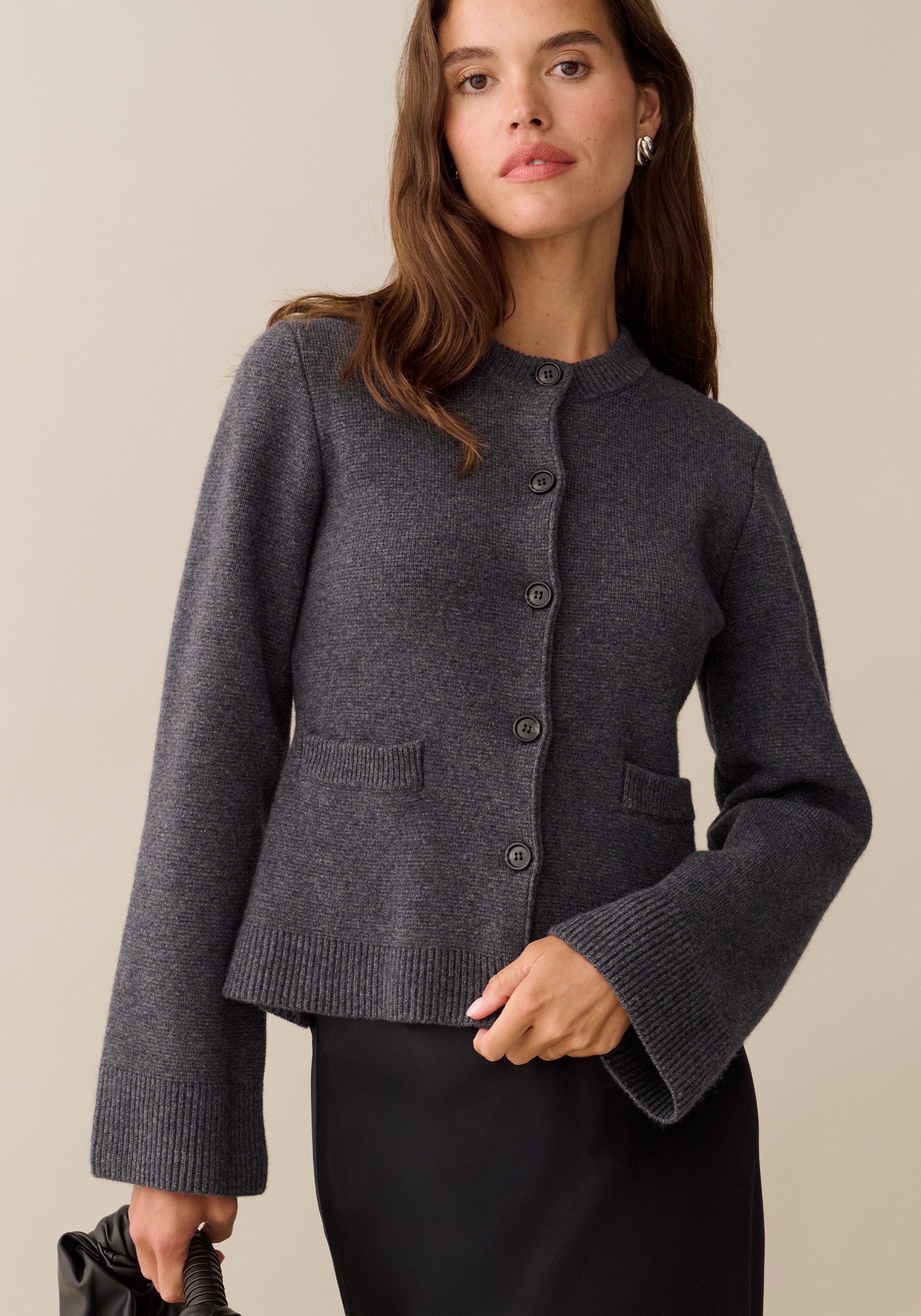 kourt, Averie Wool-Cashmere Cardigan