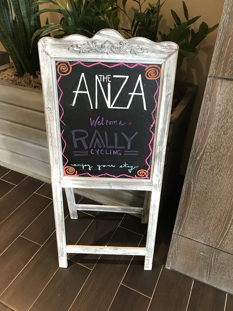 Anza Hotel in Calabasas hosted Rally Cycling team for camp in California
