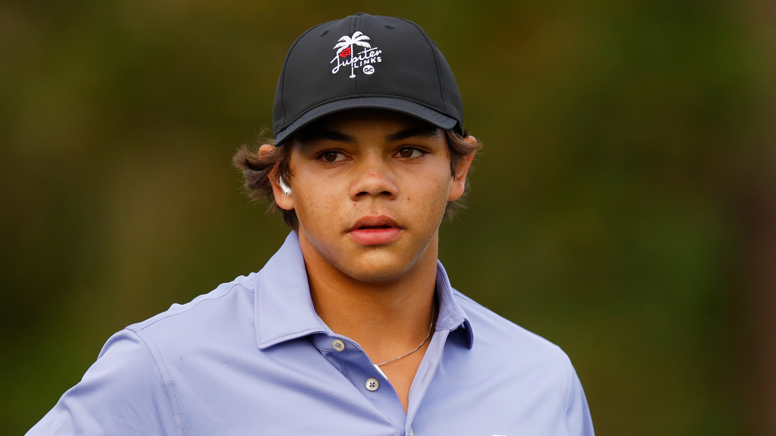 Charlie Woods at the PNC Championship 