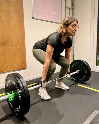 What is strength training? Kejal Ashra-Blundell doing a deadlift