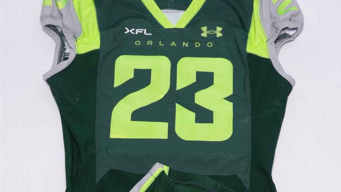 XFL Orlando Guardians jersey