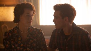 Molly Ringwald and KJ Apa in Riverdale series finale