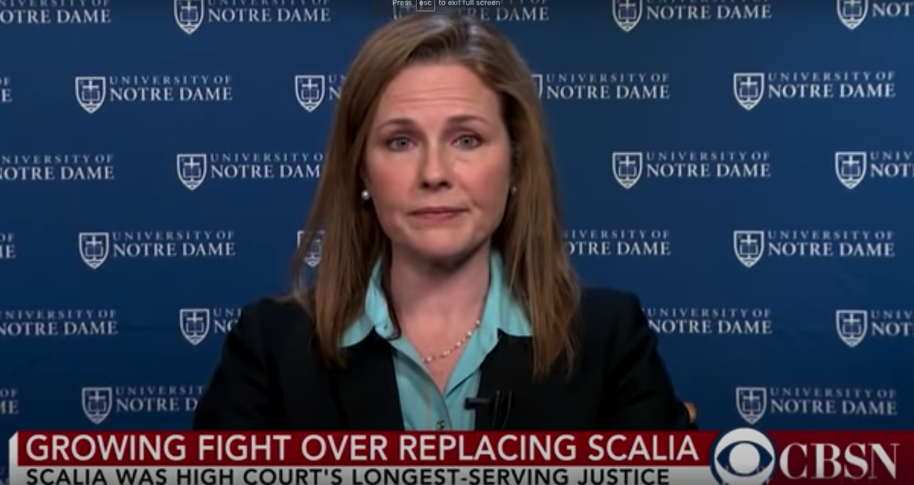 Amy Coney Barrett.