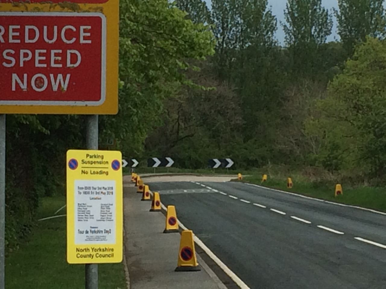 Start of the descent to Cornwall Rd, an off-camber right