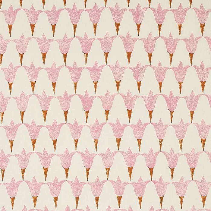 Schumacher X Molly Mahon Tulip Hand Block Fabric