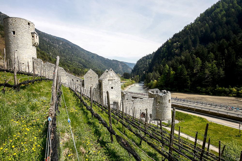 Scenery from along the route of stage 3 at Giro del Trentino