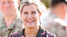 Sophie, Duchess of Edinburgh, in her role as Royal Colonel 5th Battalion, The Rifles, attends a 5 RIFLES Homecoming Parade at Picton Barracks on October 4, 2024