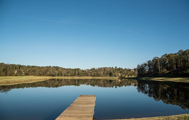 Fast forward 10 months and this lake won’t be looking quite so serene as it forms a focal point for the cross-country