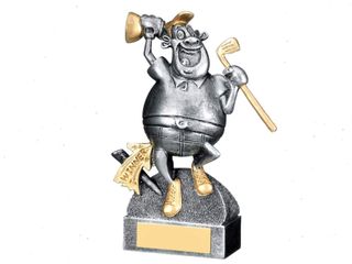 best golf trophies happy looking chap trophy
