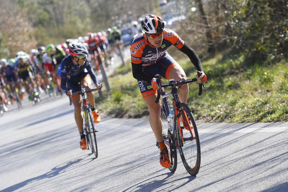 Antonio Nibali (Nippo - Vini Fantini) has a go