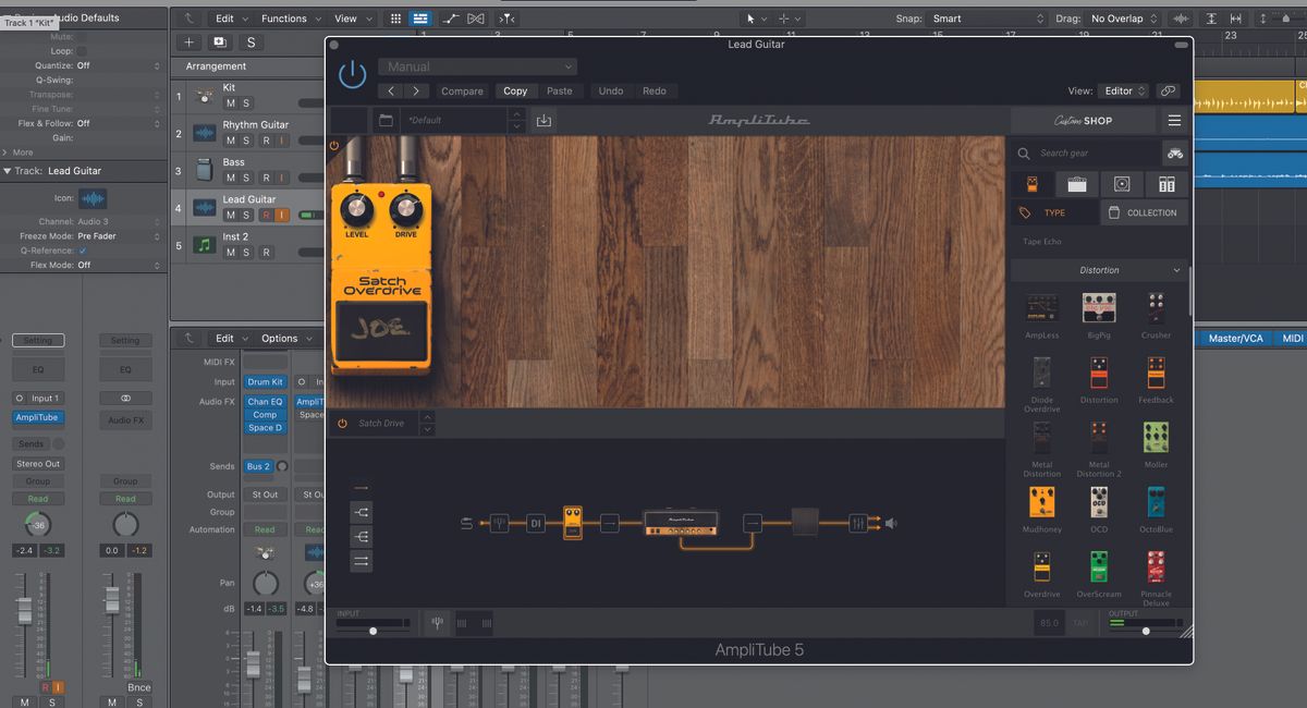 How to use effects pedals in Amplitube 5 MusicRadar