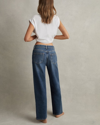 An image of mom jeans from Reiss.