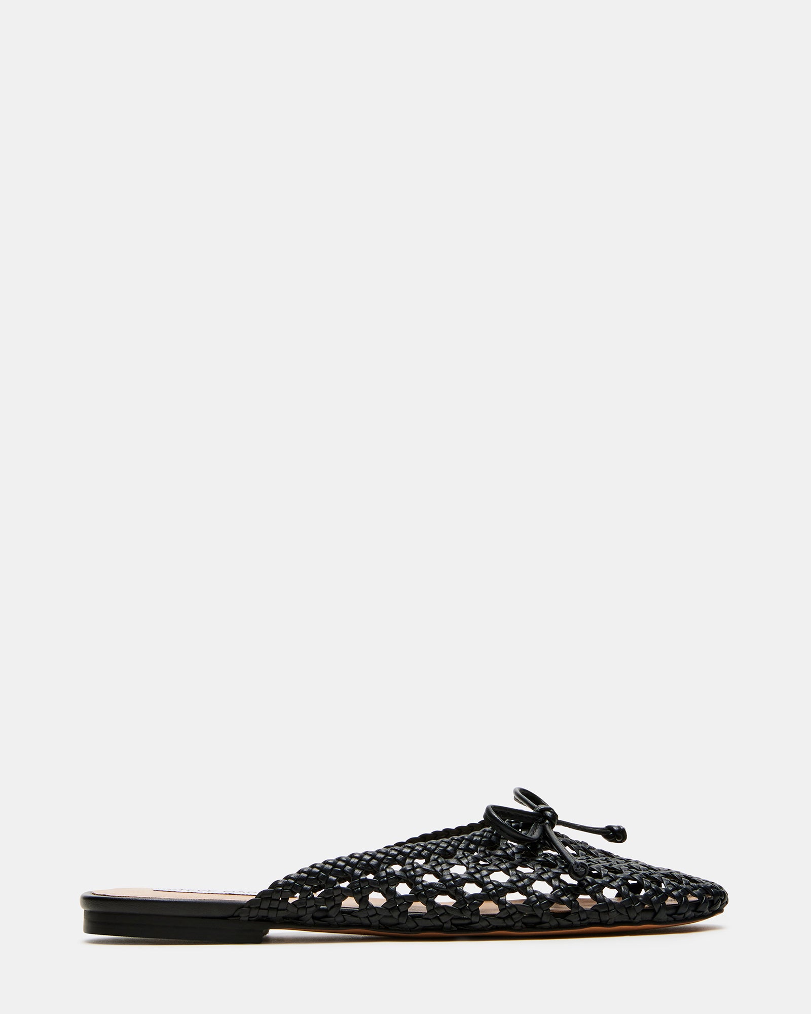 Bartley Black Woven Slip-On Mule | Women