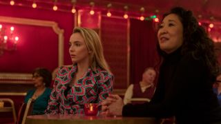 Sandra Oh and Jodie Comer in Killing Eve.
