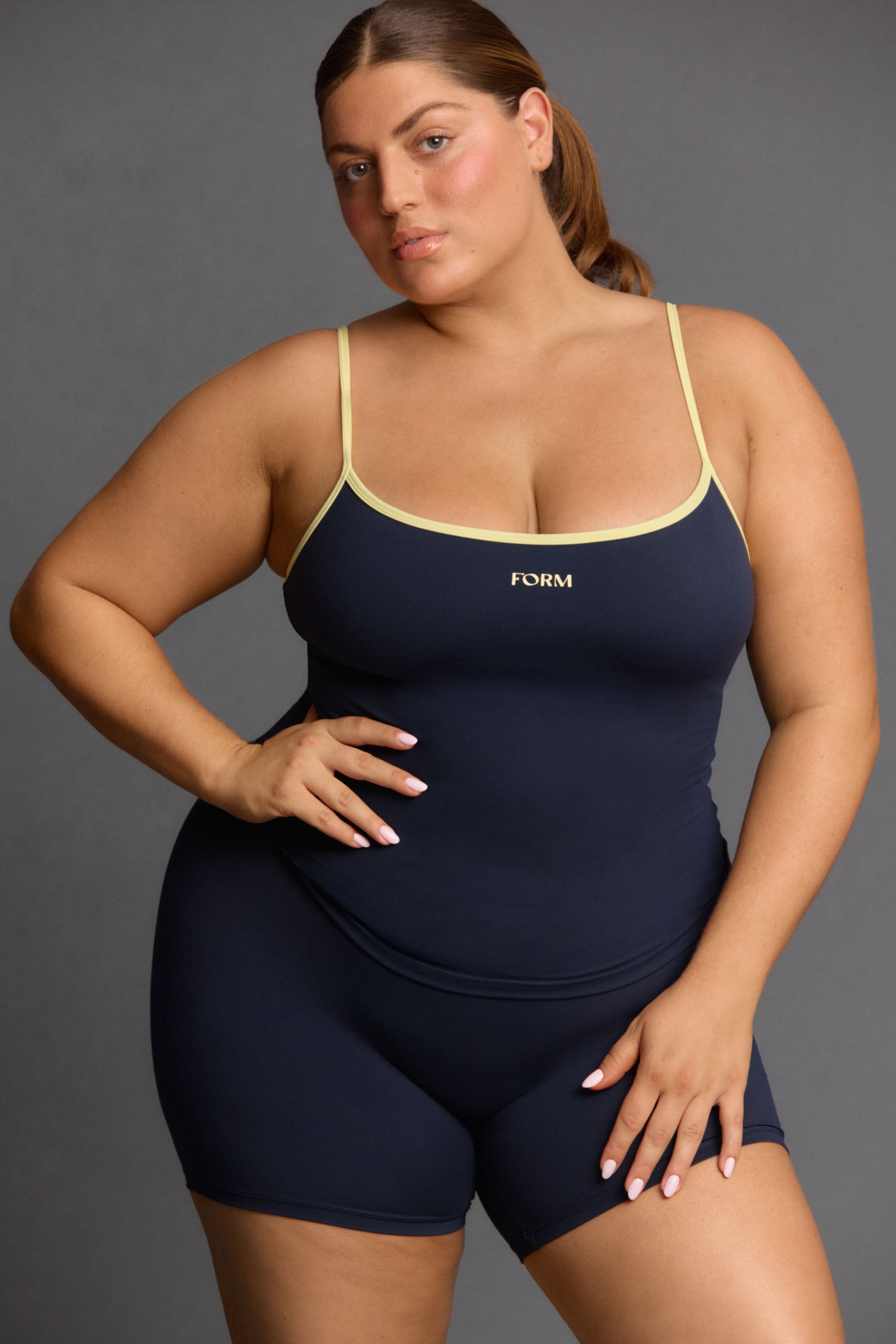 Form Cami - Navy/lemon - Xs
