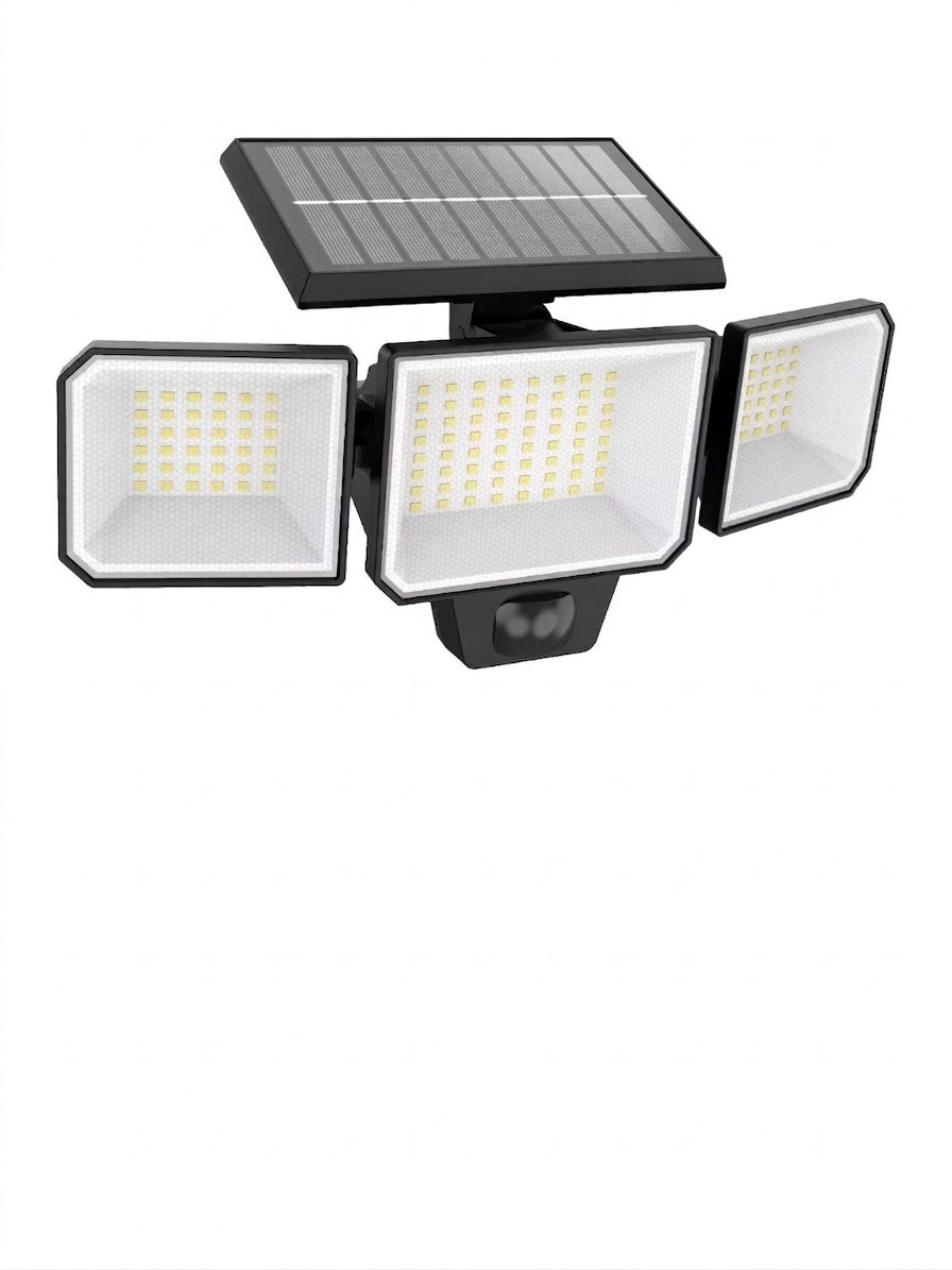 Solar-powered outdoor security light
