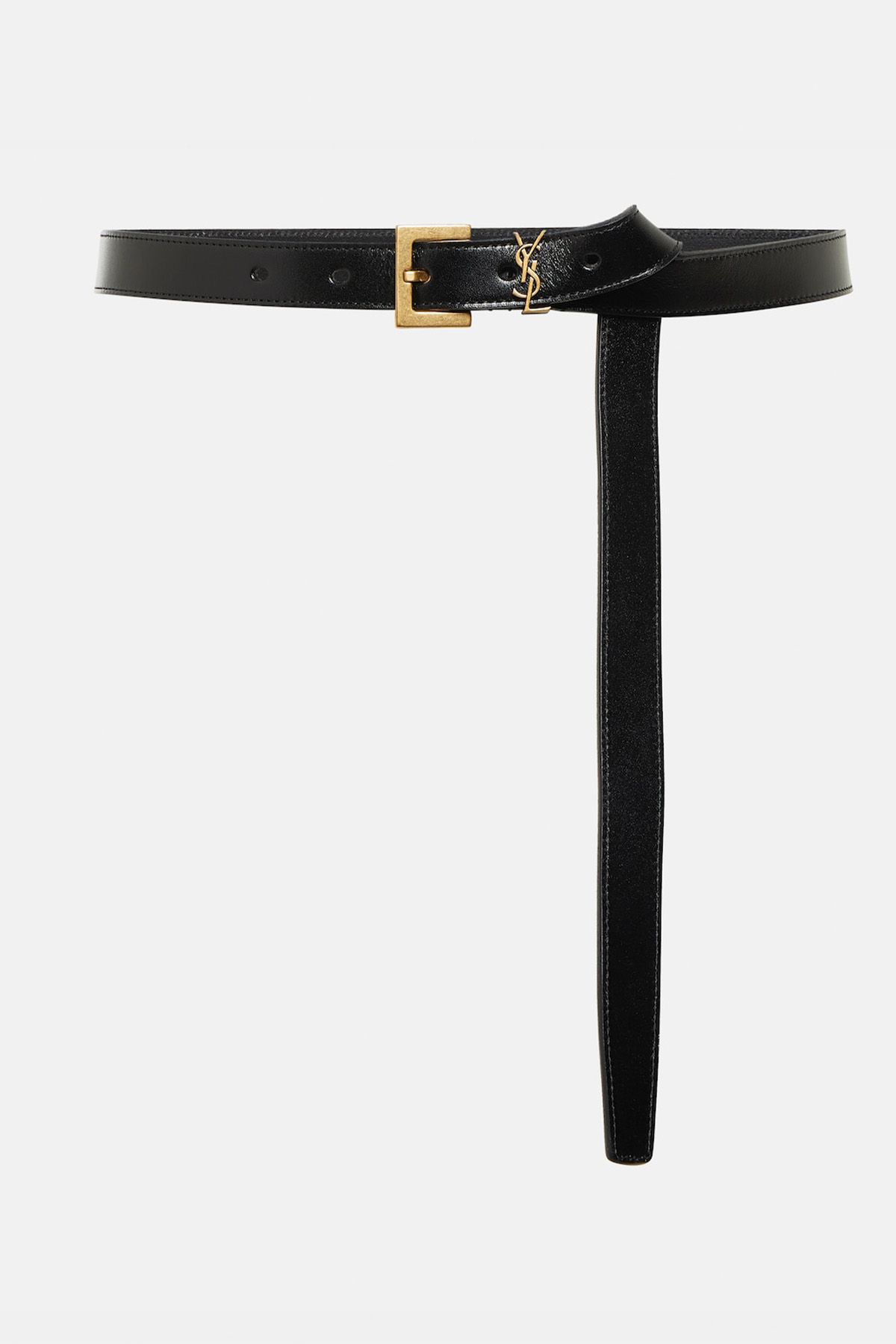 Saint Laurent, Cassandre Vegetable Tanned Leather Belt