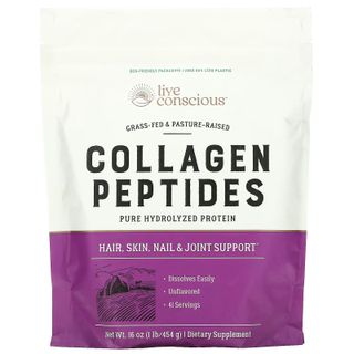 Live Conscious Collagen Powder Hydrolyzed Collagen Peptides Type I 
Iii - Keto 
Paleo Friendly - Unflavored - 20 Servings, 7.8 Oz