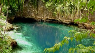 The Hinatuan Enchanted River, Surigao del Sur, Philippines