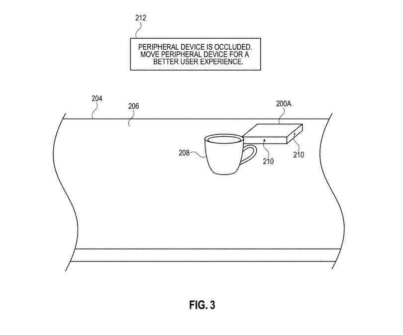 Apple AR trackpad patent