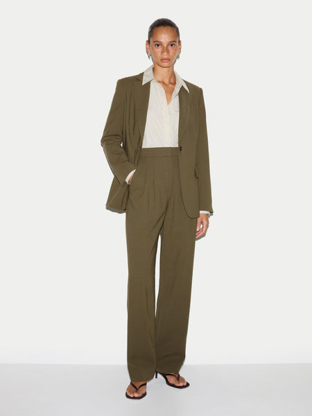 Chaplin Fluid Twill Trouser | Khaki