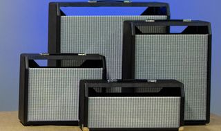 Four of Mojotone's Licensed by Fender amplifiers