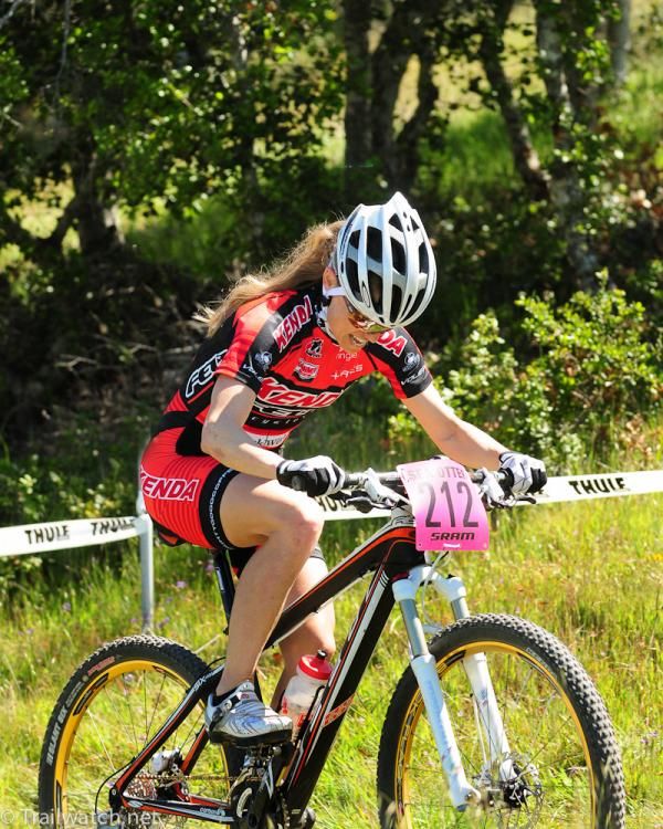 Judy Freeman (Kenda Felt) rides in the top 10