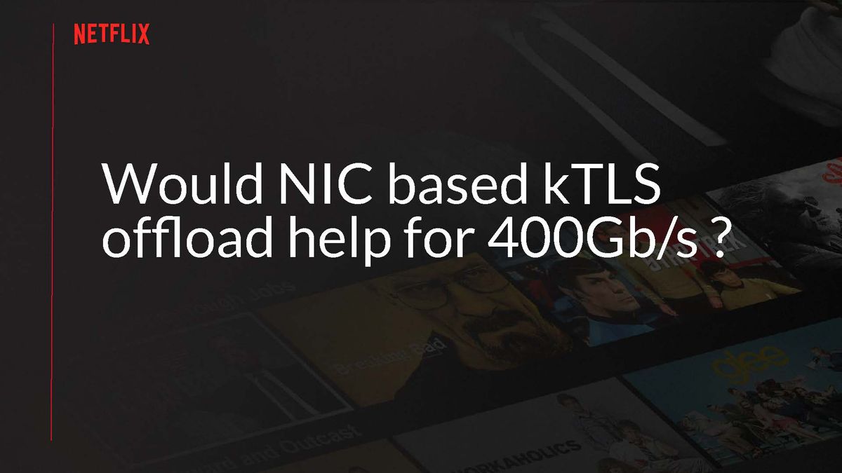 Serving Netflix Video at 400 Gb/s on FreeBSD