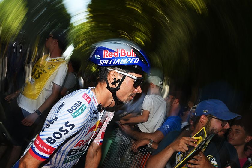 CHINON, FRANCE - JULY 13: Primoz Roglic of Slovenia and Team Red Bull - BORA - hansgrohe prior to the 112th Tour de France 2025, Stage 9 a 174.1km stage from Chinon to Chateauroux ) / #UCIWT / on July 13, 2025 in Chinon, France. (Photo by Dario Belingheri/Getty Images)