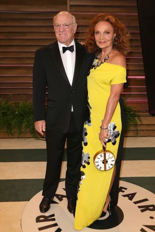 Diane von Furstenberg And Barry Diller At The Oscars After Parties