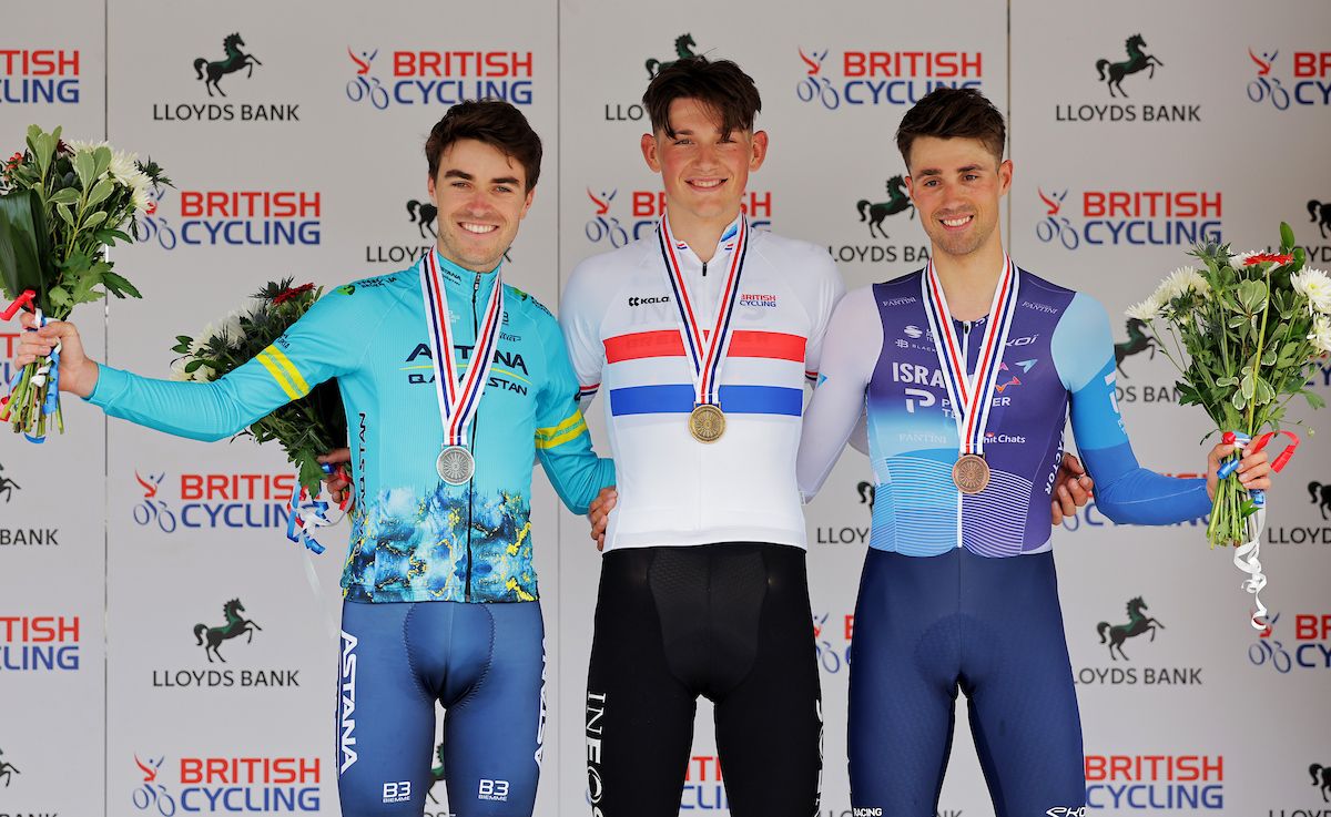 Picture Alex Whitehead/SWpix.com - 19/06/2024 - Road Cycling - British Cycling 2024 Lloyds Bank National Individual Time Trial Championships - Elite and U23 Men - Catterick, North Yorkshire -