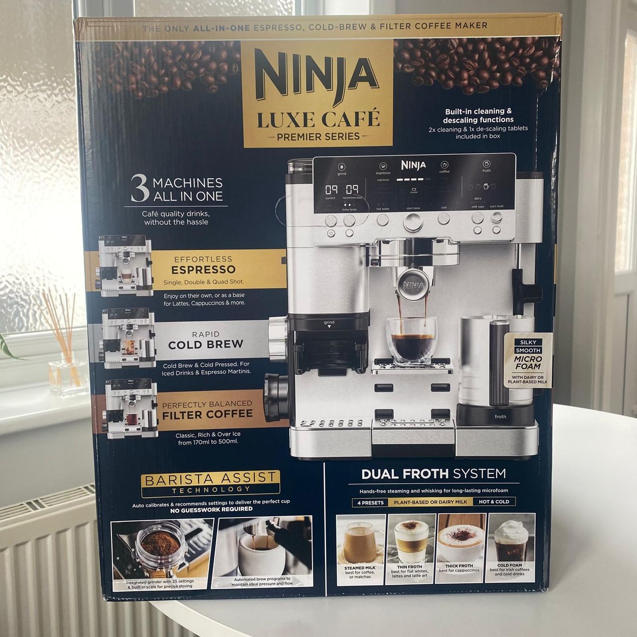 Ninja Luxe Café review the perfect machine for beginners Ideal Home