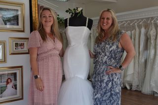 Kelly and Jo love helping brides choose their special dresses.