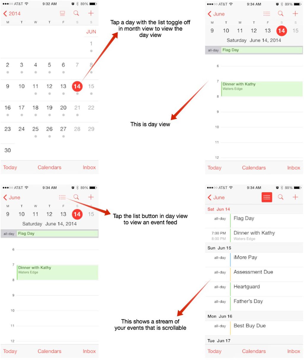 How to switch calendar views on your iPhone or iPad | iMore