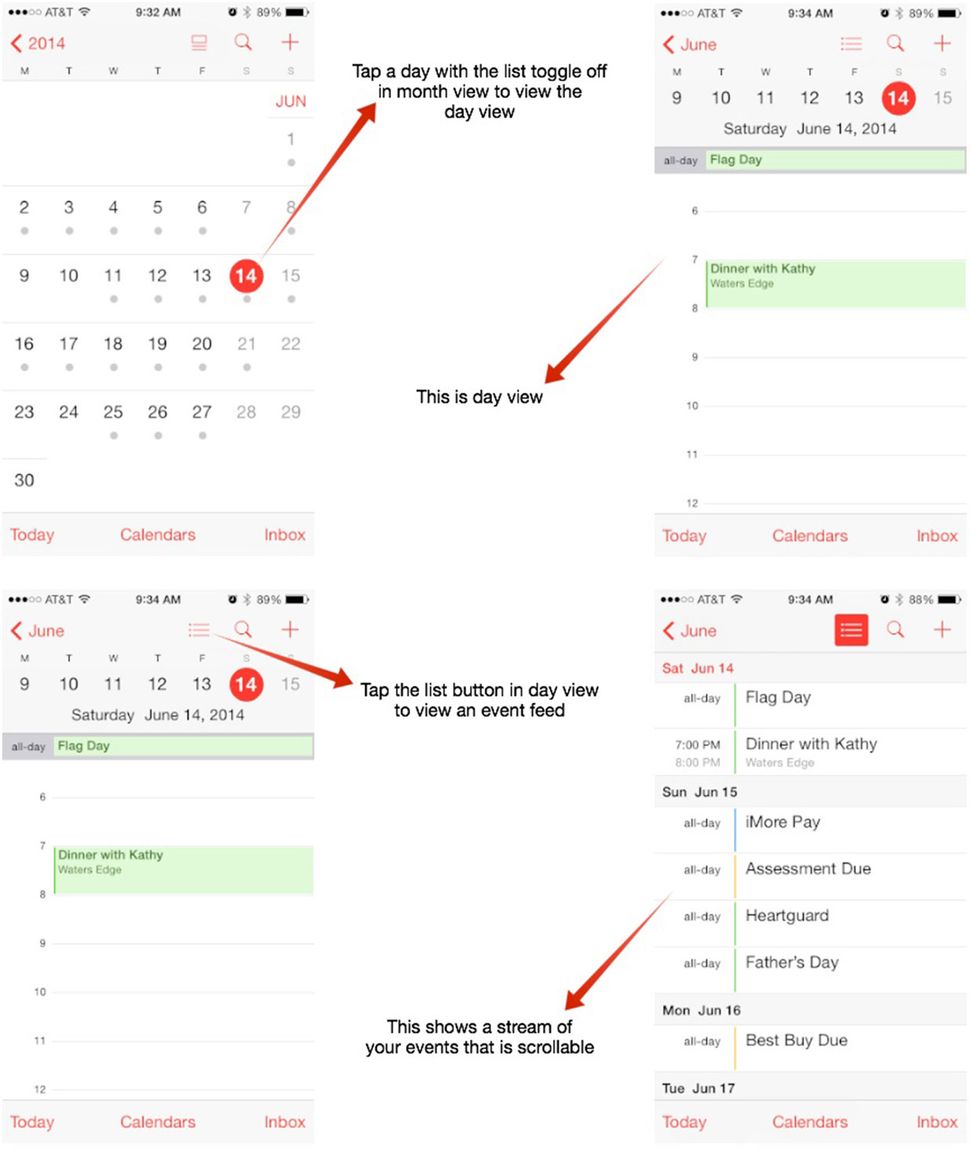 How to switch calendar views on your iPhone or iPad iMore