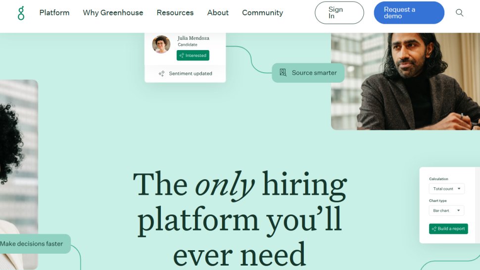 Greenhouse website screenshot (March 2026).