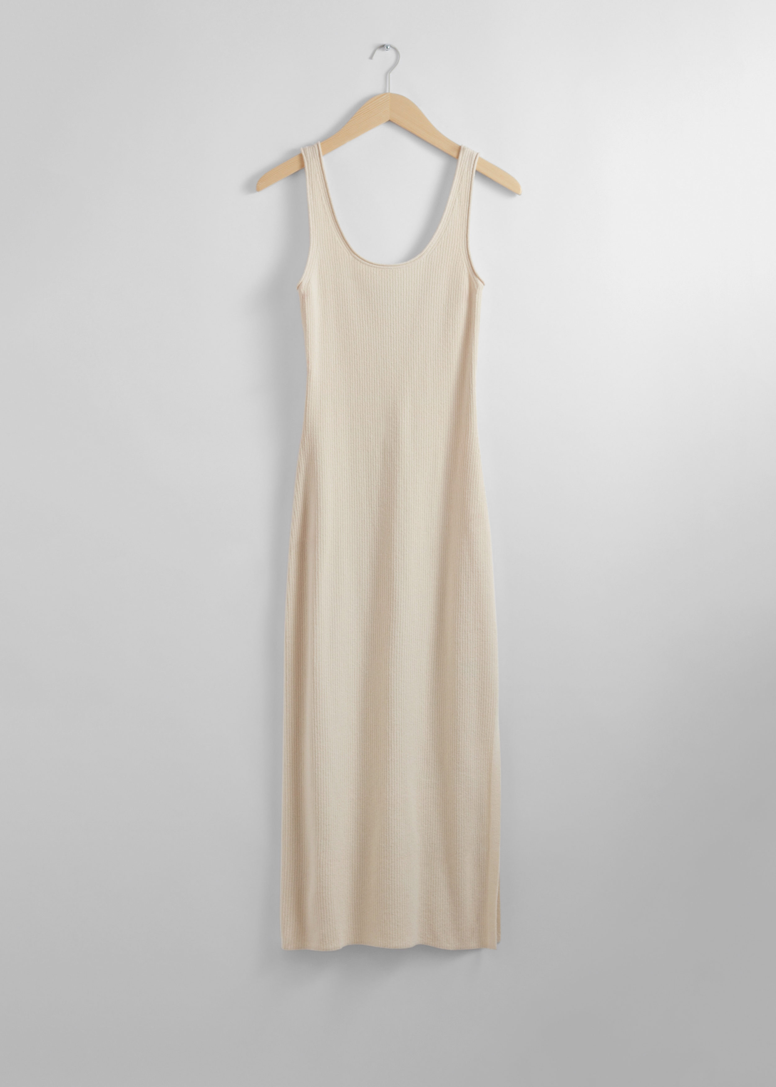 Rib-Knit Tank Midi Dress