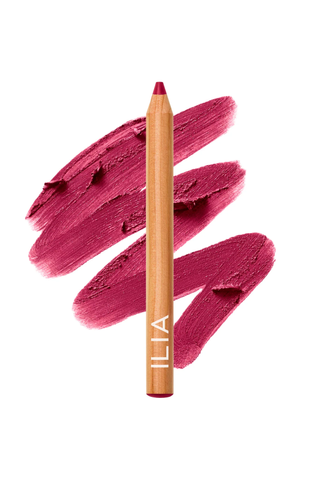 An Ilia lip pencil set against a white background.