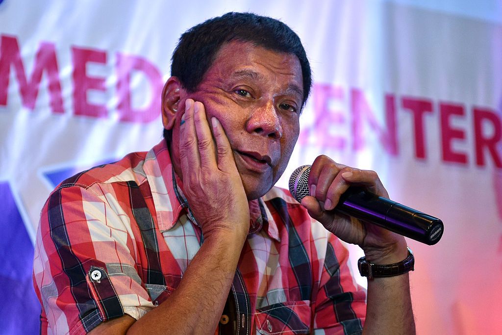 Philippine President Rodrigo Duterte